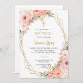 Invitacion de bautismo einladung (Vorne/Hinten)