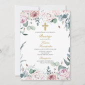 Invitación de bautismo para niña einladung (Vorderseite)