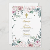 Invitación de bautismo para niña einladung (Vorne/Hinten)