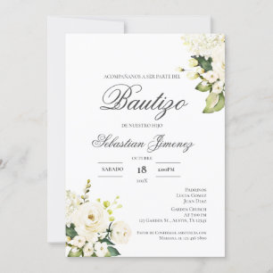Invitación de bautizo en español einladung