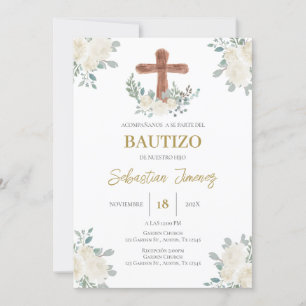 Invitación de bautizo en español einladung
