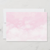 Invitación de Bautizo para Niña con Foto Taufe Einladung (Rückseite)