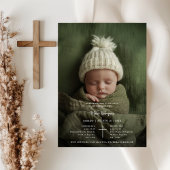 Invitación de bautizo para niño niña Foto Einladung