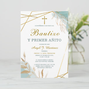 Invitación de Bautizo Y Primer Añito Einladung