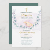 Invitación de Bautizo Y Primer Añito Einladung (Vorne/Hinten)