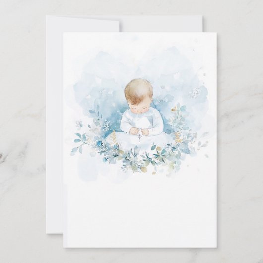 Invitación de Bautizo Y Primer Añito Einladung (Rückseite)