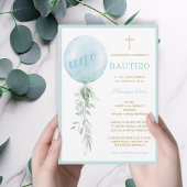 Invitación de Bautizo Y Primer Añito Einladung