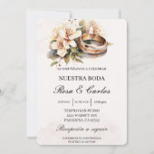 Invitacion de boda con anillo einladung (Vorderseite)