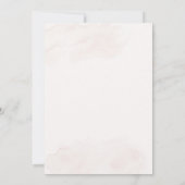 Invitacion de boda con ramo blanco einladung (Rückseite)