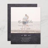 Invitación de Boda con Superposición de Fotos (Vorne/Hinten)