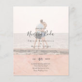 Invitación de Boda con Superposición de Fotos Flyer (Vorne)