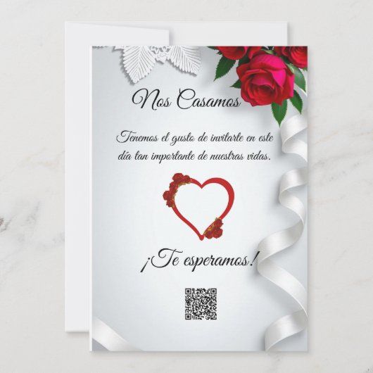 Invitacion de boda einladung (Rückseite)