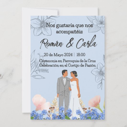 Invitación de Boda Einladung (Vorderseite)