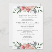 Invitación de Boda Elegante Spanische Hochzeit Einladung (Vorderseite)