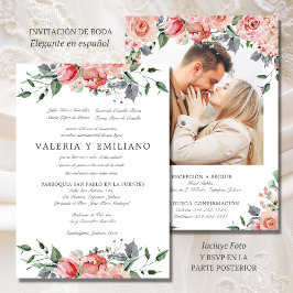 Invitación de Boda Elegante Spanische Hochzeit Einladung