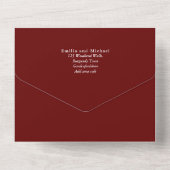 Invitación de Boda Español Inglés UAwg FOLKART All In One Einladung (Rückseite)