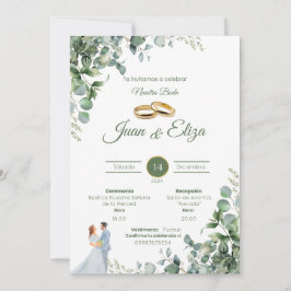 Invitación de Boda Nature Einladung