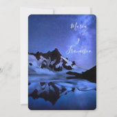 Invitacion de Boda Noche Estrellada en la Montaña Einladung (Rückseite)