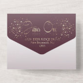 invitación de boda personalizada con anillos all in one einladung (Rückseite)
