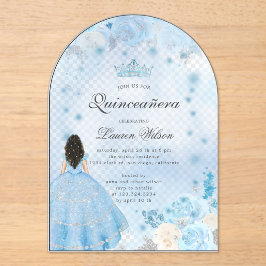 INVITACION DE BODA / QUINCEAÑOS ACRILICO OVALADO ACRYLEINLADUNGEN