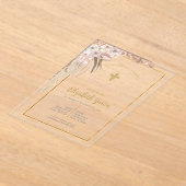 Invitación de boho para bautismo acryleinladungen (Ablage )