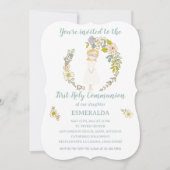 Invitación de Comunión ESMERALDA Einladung (Vorderseite)