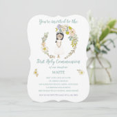 Invitación de Comunión MAITE Einladung (Stehend Vorderseite)