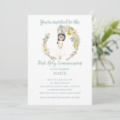 Invitación de Comunión MAITE Einladung (Stehend Vorderseite)