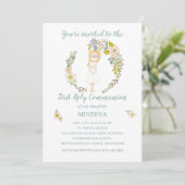 Invitación de Comunión MINERVA Einladung (Stehend Vorderseite)