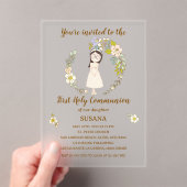 Invitación de Comunión sobre acrílico SUSANA Acryleinladungen (Insitu (Handheld))