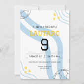 Invitación de cumpleaños Argentina Einladung (Vorderseite)