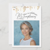 Invitación de cumpleaños de 50 años con foto einladung (Vorderseite)