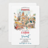 Invitación de Fiesta 40 Años Mujer Einladung (Vorne/Hinten)