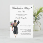 Invitacion de Graduacion Einladung (Stehend Vorderseite)