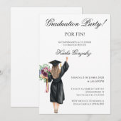 Invitacion de Graduacion Einladung (Vorne/Hinten)