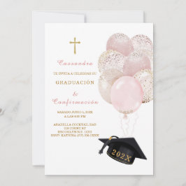 Invitación de Graduación y Confirmación Einladung