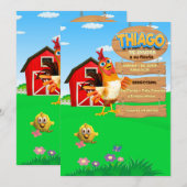 INVITACION DE NIÑO EINLADUNG (Vorne/Hinten)