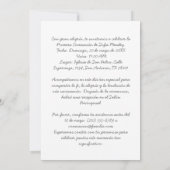 Invitación de Primera Comunión con Foto Einladung (Rückseite)