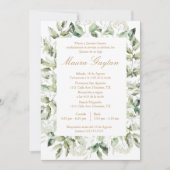 Invitación de quinceañera con marco einladung (Vorderseite)