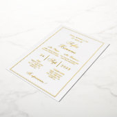 Invitación de quinceñera elegante folieneinladung (Gedreht)