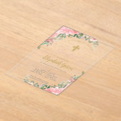 Invitación elegante para bautismo acryleinladungen (Ablage )