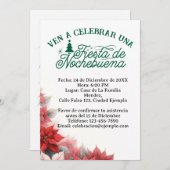 Invitación en Español Fiesta de Nochebuena Spanisc Einladung (Vorne/Hinten)