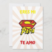 INVITACION FELIZ DIA SUPER PAPA EINLADUNG (Rückseite)