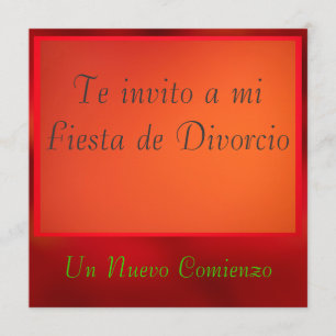 Invitación - Fiesta de Divorcio Einladung