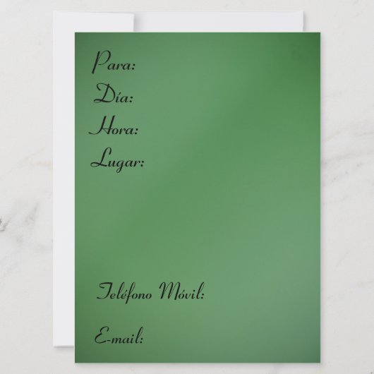 Invitación - Fiesta de Navidad - Farben von Mexiko Einladung (Rückseite)