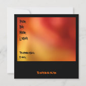 Invitación - Fiesta de Noche de Brujas Einladung (Rückseite)