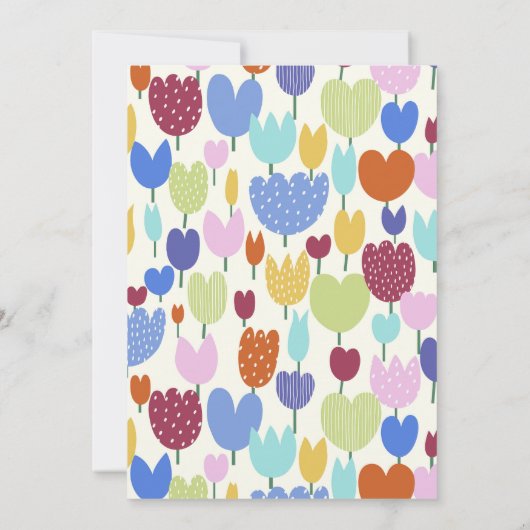 Invitación flores einladung (Rückseite)