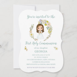 Invitación GEORGIA Primera Comunión Einladung