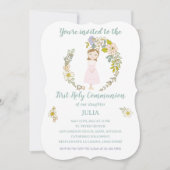 Invitación JULIA Primera Comunión Einladung (Vorderseite)