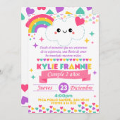 Invitación lluvia de amor einladung (Vorne/Hinten)